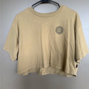 Vans Cropped T-Shirt with Spitfire Logo